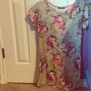 Floral, slim fit blouse